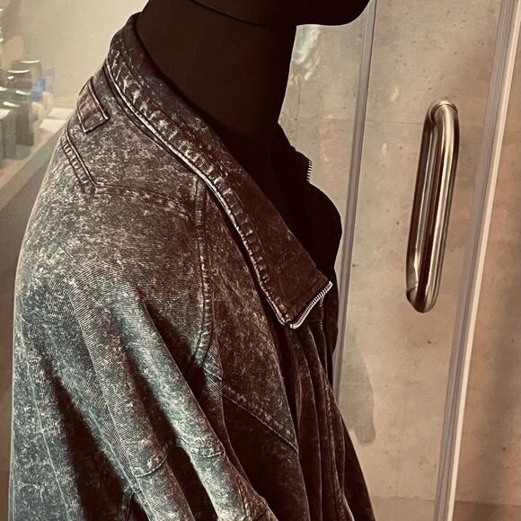 2 Item Bundle - Nike Bomber Jacket XL - Amiri Patchwork Jeans Sz 38 - Blue Grey - Picture 3 of 14